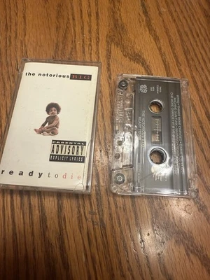 Notorious B.I.G Ready To Die Used Cassette Tape 1994 Arista Records Explicit - Image 1 of 3