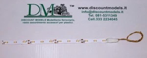 054 D.M.Stripe 12 LED SMD Licht Warmweiß für Reisezugwagen Mis. 200 X 8 MM - Bild 1 von 1