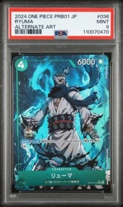 PSA 9 Ryuma Premium the Best PRB01 OP06-036 R Alt Art One Piece Japanese Card - Foto 1 di 2