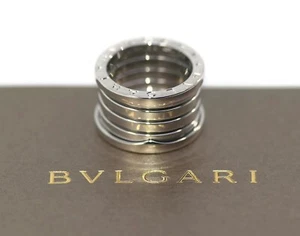 Bulgari B.Zero1 18K White Gold Ring Size 6 - Picture 1 of 4