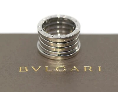 Bulgari B.Zero1 18K White Gold Ring Size 6 - Image 1 of 4
