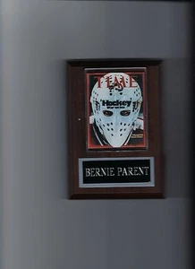 BERNIE PARENT MASK PLAQUE PHILADELPHIA FLYERS HOCKEY NHL - Picture 1 of 1