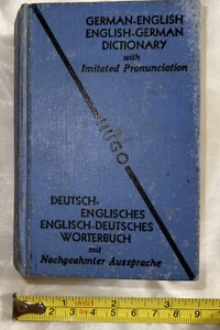 Hugos Deutsch Englisch Wörterbuch, Hardcover, Copyright 1933. - Bild 1 von 9