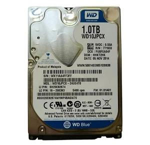 WD 1TB WD10JPCX 5400RPM 2.5" SATA Laptop Hard Drive for Alienware Aurora ALX - Picture 1 of 2