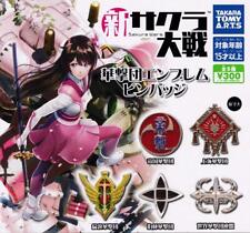 New Sakura Wars Flower Attack Team Emblem Pin Badge [Set of 5 Types (... form JP