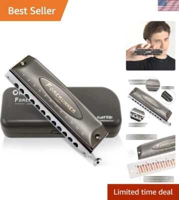 Classic Design 48 Tonal Chromatic Harmonica - Superior Quality and Playability - Image 1 of 4