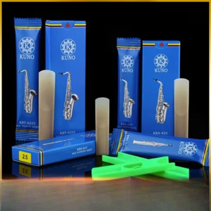 KUNO Saxophone Resin Reeds Alto Tenor Soprano Saxophone Mouthpiece Reeds - Picture 1 of 11