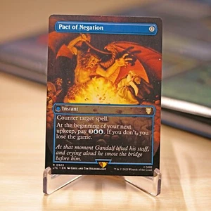 Pact of Negation Borderless #523 | LTC Lord Of The Rings Commander | MTG - Picture 1 of 1