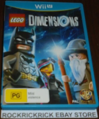 NINTENDO WII U GAME LEGO DIMENSIONS INCLUDES MANUAL PAL - Image 1 of 3