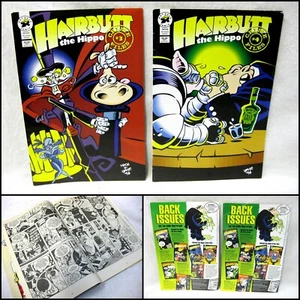 HAIRBUTT the Hippo Crime Files No. 3 & 4 Comic Books (1996) - Picture 1 of 5