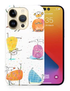 CASE COVER FOR APPLE IPHONE|CUTE FUNNY DOG ILLUSTRATIONS #13 - Picture 1 of 44