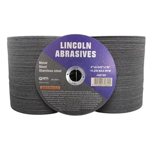 200 Pack 6" x .045" x 7/8" Cut-off Wheels Cutting Discs Stainless Steel & Metal - Picture 1 of 5