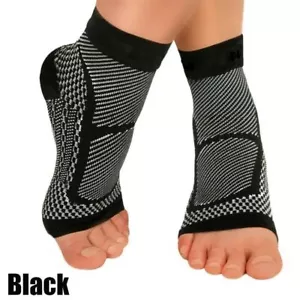 2PK 20-30mmhg Compression Socks Plantar Fasciitis Foot Arch Ankle Support Brace- - Picture 1 of 27
