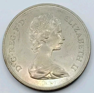 1947-1972 Queen Elizabeth & Prince Philip 25th Wedding Anniversary Uncirculated - Picture 1 of 2