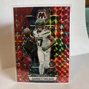 2023 Panini Mosaic Garrett Wilson Red Camo Prizm #75 New York Jets - Bild 1 von 2