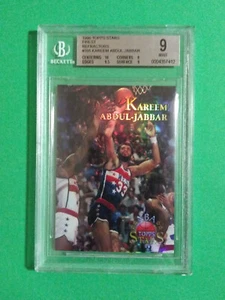 KAREEM ABDUL JABBAR  1996 Topps Stars NBA Card # 101 BGS 9 Finest Refractor - Picture 1 of 2