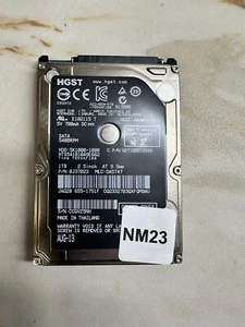 HGST 1TB HDD Laptop Hard Drive - SATA 6.0Gb/s 5400rpm 2.5" 0J26223 5K1000-1000 - Picture 1 of 1