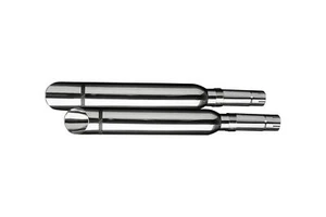 Yamaha Royal Star Delkevic Slip On 16" Stainless Slash Cut Tip Muffler 96-13 - Picture 1 of 4