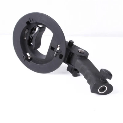 PRO Handheld Grip S-Type Bracket Bowens Mount Holder for Speedlite Flash Softbox - Image 1 of 4