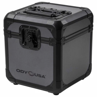 Estuche utilitario Odyssey K7060BLG negro gris KROM para aproximadamente 60 discos de vinilo de 7" Foto 1 de 4