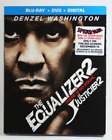 The Equalizer 2 Bluray DVD BRAND NEW Slipcover Pedro Pascal Denzel Washington