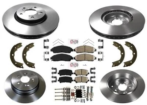 Disc Brake Rotors Brake Pads Parking Shoes fits Acura MDX 2007 2010 2011 2013 - Picture 1 of 9