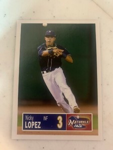Nicky Lopez Card 2018 Northwest  Arkansas Naturals Team Card