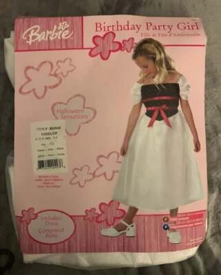 Barbie Halloween Sensaciones Fiesta de Cumpleaños Niña Vestido Disfraz Nuevo en Paquete Foto 1 de 4