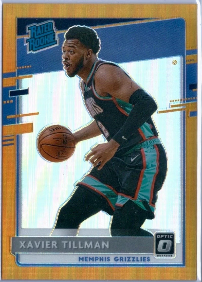 2020-21 Panini Donruss Optic Basketball Xavier Tillman ROOKIE RC Orange /199