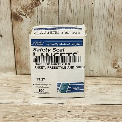 Safety Seal Lancets Twist Top Lancets 28G Glucose Care 100ct (PARTIAL, 92 Total) - Image 1 of 4