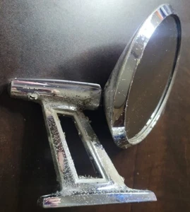 Vintage OEM Mopar 1960-1966 Twin Post Mirror For Restoration Plymouth Dodge - Picture 1 of 9