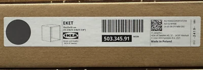 Mesita de noche de madera blanca gris oscuro IKEA EKET nueva 193.860.78 Foto 1 de 4