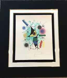 The Singing Fish by Joan Miro. Original Lithograth. Signed by Artist. LX/LXXX. - Picture 1 of 6