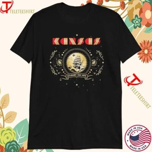 Kansas North American Tour 2025 Dates T-shirts Fan Gifts Full Size S-5XL T-Shirt - Picture 1 of 3