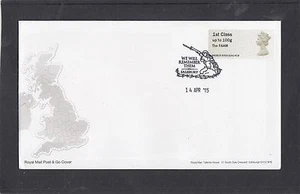 GB 2015 Post & Go Frama Machin Head FAAM Überdruck 1.Klasse Briefmarke A3 FDC Salis - Bild 1 von 1