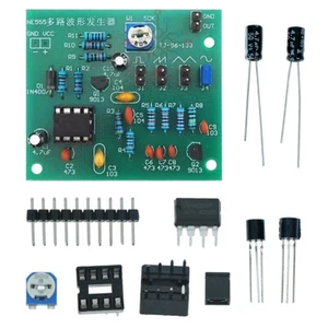 Multi-Channel NE555 Waveform Generator Module Sine Triangle Square Wave DIY kit - Picture 1 of 11