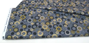 Michael Miller Quilt-Handwerk Stoff AUSGEFALLENES MEDAILLON schwarz 6 Yards (cm-11853) Bolzen! - Bild 1 von 1