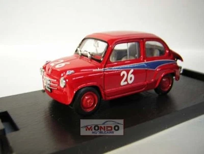 1:43 Brumm Fiat Abarth 750 Mille Miglia Ogna 1956 R304 Auto Diecast Modellino - Immagine 1 di 2