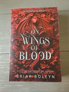 On Wings of Blood (Bloodwing Academy) by Boleyn, Briar (2024 Paperback) - Picture 1 of 6