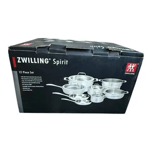 ZWILLING SPIRIT 3-PLY 12-pc, Stainless Steel, Cookware Set   - Picture 1 of 16