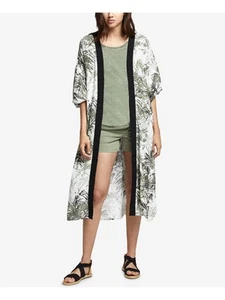 SANCTUARY Womens Green Tiki Tropical Print Casual Cardigan ONE SIZE - Picture 1 of 11