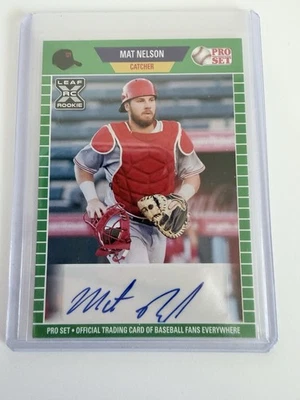 2021 Leaf Pro Set #PS-MN1 Mat Nelson Green Auto - Image 1 of 2