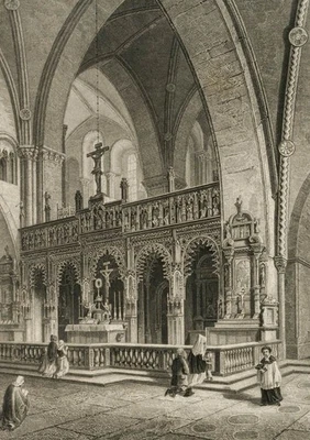 POPPEL (*1807) nach LANGE (*1817), Apostelgang, Dom, Münster, Sst. Romantik - Bild 1 von 4