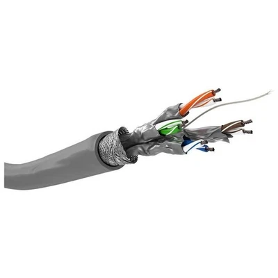 Goobay 93953 cavo di rete Grigio 100 m Cat6 S/FTP (S-STP) - Immagine 1 di 3