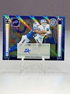 2024 Panini Photogenic Greg Rousseau In The Action Auto Blue /25 SP Case Hit - Bild 1 von 4