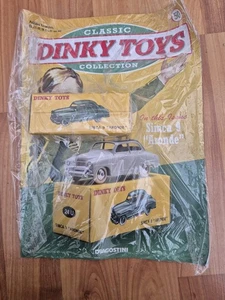 CLASSIC DINKY TOYS COLLECTION 24U SIMCA 9 ARONDE SILVER CAR + MAG DEAGOSTINI #50 - Picture 1 of 3