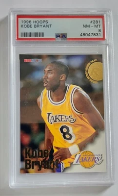 Hoops Kobe Bryant #281 Rookie RC 1996 - PSA 8 casi nuevo-como nuevo - Lakers Legend 🐍🔥 Foto 1 de 2