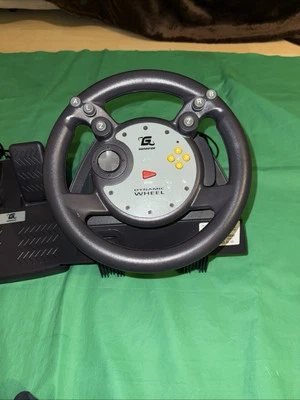 Gamester Steering Wheel Rumble Force and Foot Pedals G64 Nintendo 64 N64 - Image 1 of 4