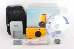 NEAR MINT BOXED Canon PowerShot SD4000 IS IXY 30s DIGITAL IXUS 300 HS Yellow - Picture 1 of 10