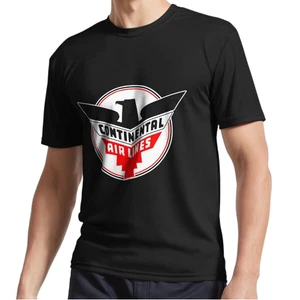 New Continental Airlines Logo 3 Active Logo T-Shirt Funny Size S to 5XL - Picture 1 of 5